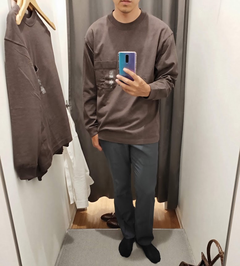 お中元 UNIQLO U 長袖クルーネックT Lサイズ savingssafari.com