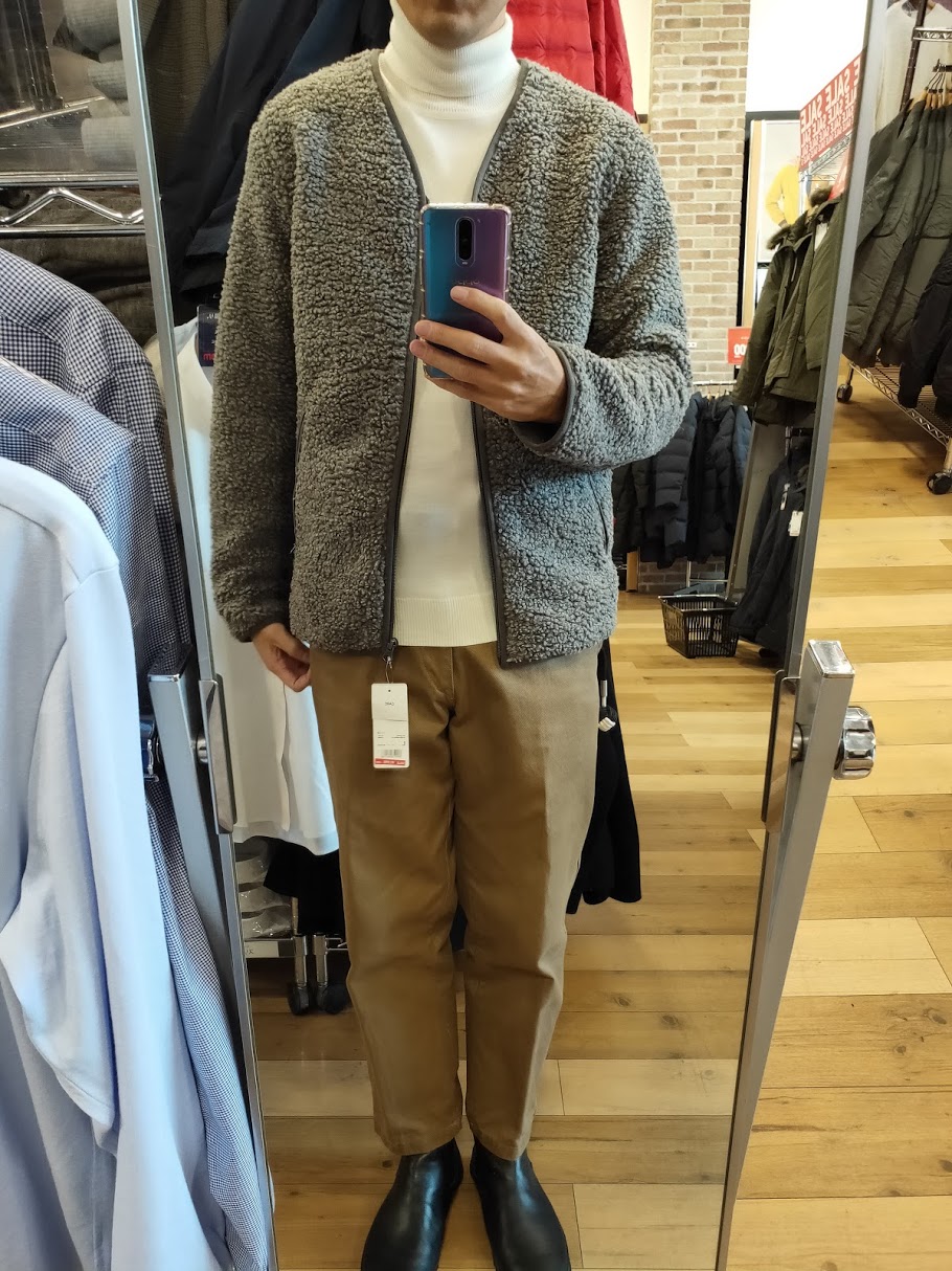 UNIQLO フリースカーディガン