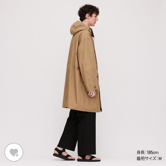 ユニクロU フーデットコート　UNIQLO U