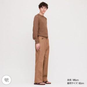 ワイドフィットストレートパンツHPモデル