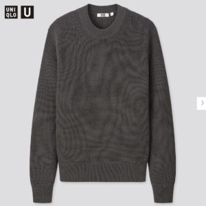 2020秋冬リブクルーネックセーターの価格