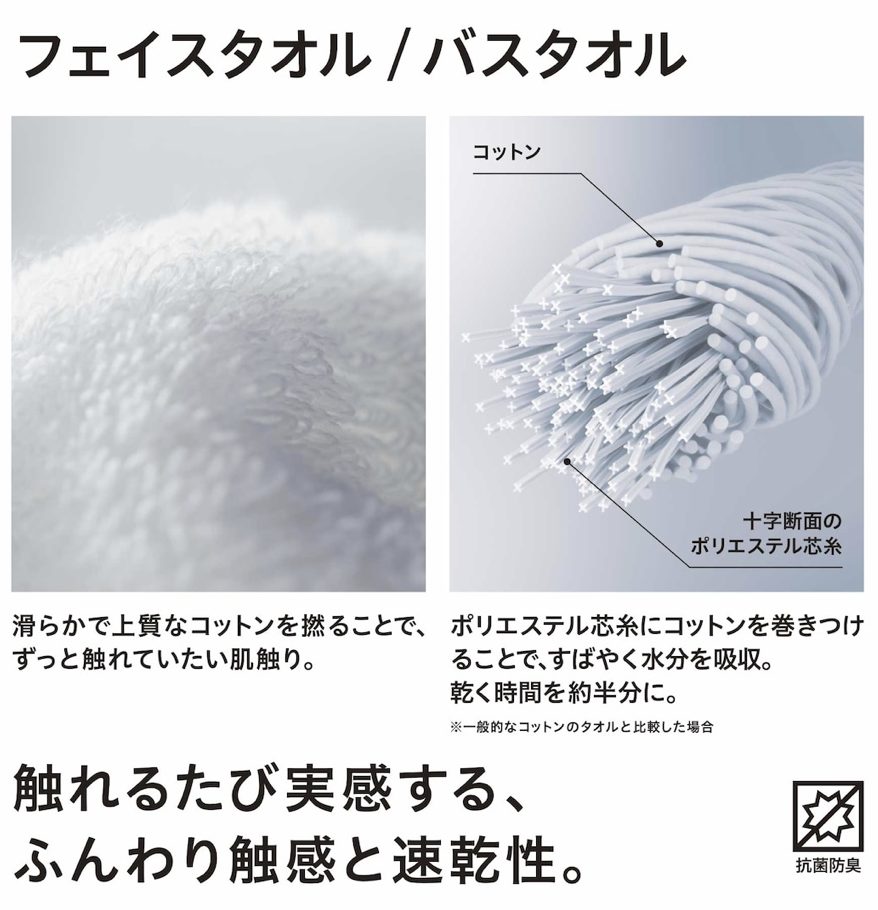 即完売 ユニクロの新作タオルとフェイスタオルが発売後即完売 機能性に特化したホテル風タオル てきとーるユニる